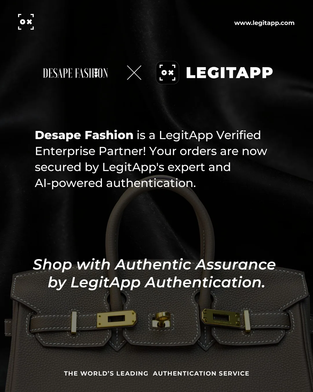 Desape Fashion x LegitApp Enterprise Partner